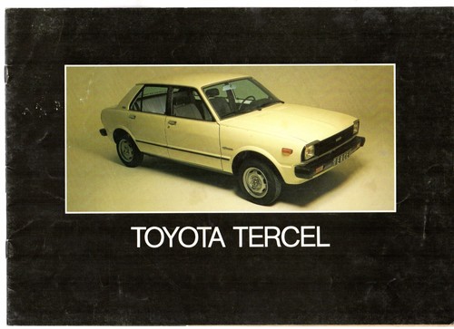 Toyota tercel 1300 c1980 - tercel,