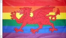 RAINBOW WALES FLAG 5' x 3'