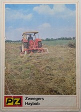 Original PZ Zweegers Haybob Universal Haymaker Brochure, c 1970's, AF