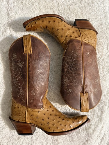 Shyanne daisie ostrich boots - shyanne,