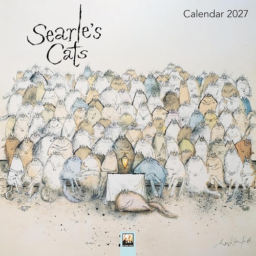 Ronald searle cats mini - ronald, wall