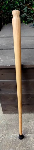 Solid white oak walking stick - oak,