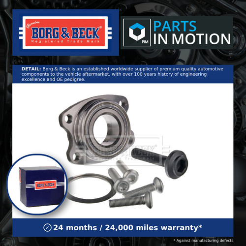Wheel bearing kit - bwk723, borg