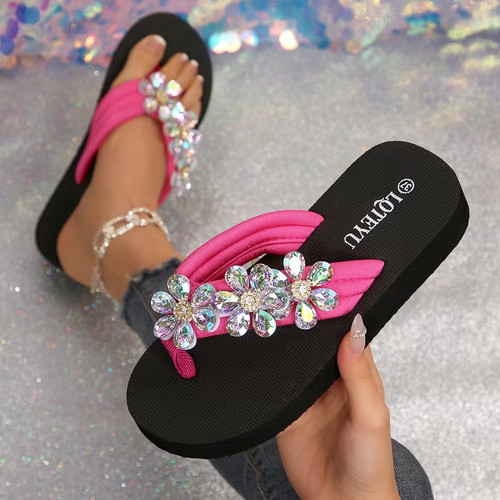Ladies floral rhinestone - ladies,