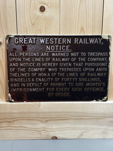 Great western railway - western, metal