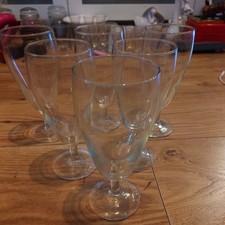 6 Vintage Champagne Glasses