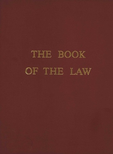 Book the law aleister - book, of