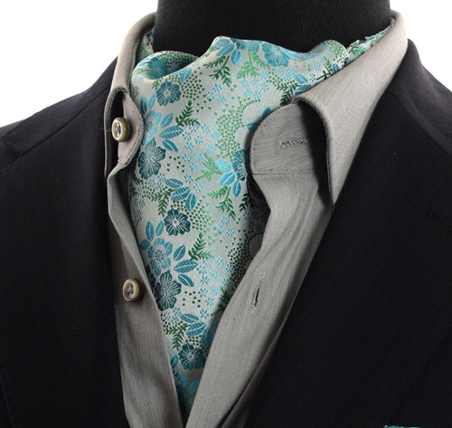 Aqua mens cravat - aqua, tie