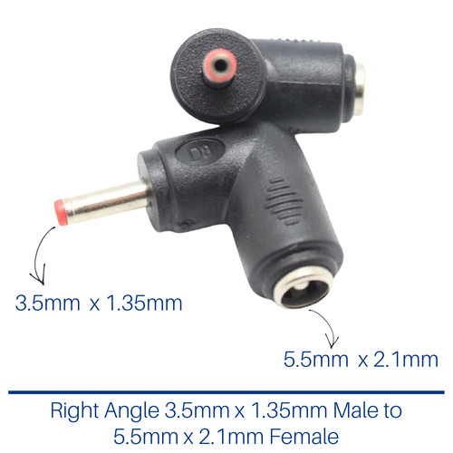 Right angle 5mm 1 - 3.5mm, x