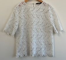 Zara Cream lace top size S