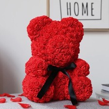 Foam Rose Bear Flower Teddy