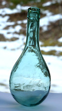 Antique Aqua Green Glass