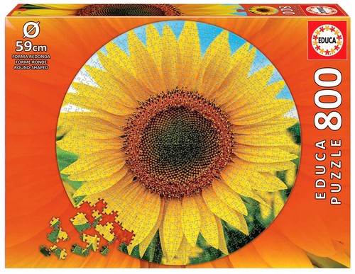 Educa sunflower round puzzle - educa,