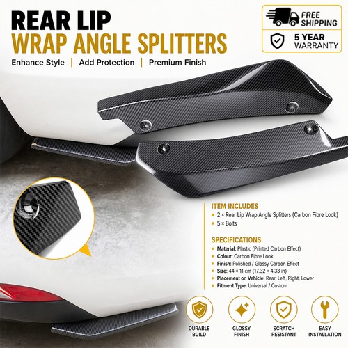 Rear bumper wrap - rear,