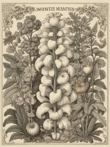 Vintage botanical - botanical, ad