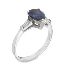9ct White Gold Tanzanite &