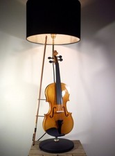 Large Upcycled Violin Country