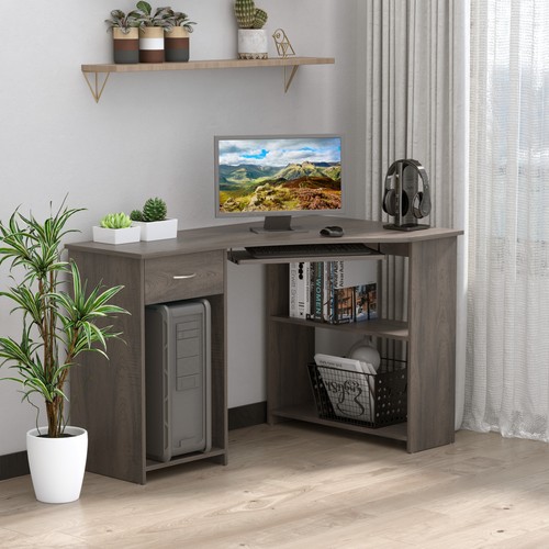 Shaped corner computer desk - l-shaped,