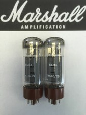 EL34 MARSHALL ORIGINAL SPARE VALVE TUBE MATCHED PAIR (2PCS)
