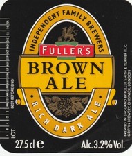 BEER BOTTLE LABEL - FULLERS