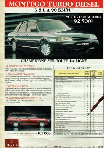 Advertising 11211 1990 rover - advertising,
