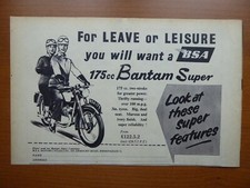 9/1958 PUB BSA MOTORCYCLE MOTO