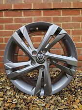17" VW VOLKSWAGON GOLF ALLOY WHEEL VALENCIA GENUINE MK8 7.5X17 ET51 5H0601025AF