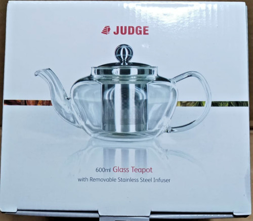 Glass teapot 600ml with - teapot,