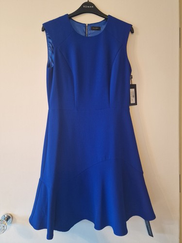 Blue rounded swing dress size - rounded,