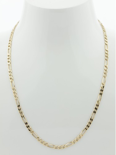 Gold figaro link chain 9ct - figaro,