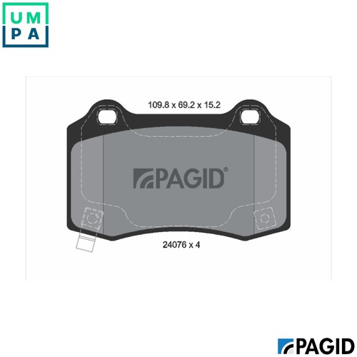 Brake pad set - brake,