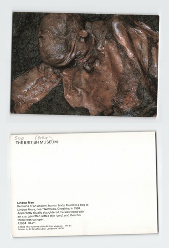 Vintage postcard lindow man - postcard,