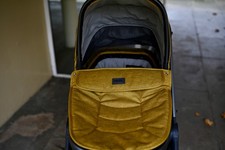 Babystyle Oyster 3 Pram Pushchair & Carrycot Set, plus Raincovers - Mustard