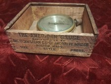 Antique American Steam Gauge