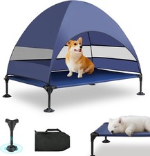 Elvated Dog Bed With Canopy