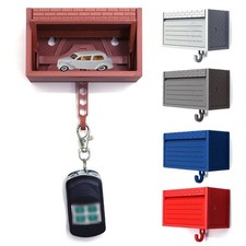 Car Garage Key Holder Wall Mount Key Rack Funny Key Organizer with Opening Door