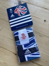 Adidas Olympic Sweatband Team GB 2012 X 2 Sweat Bands Official London Sportswear
