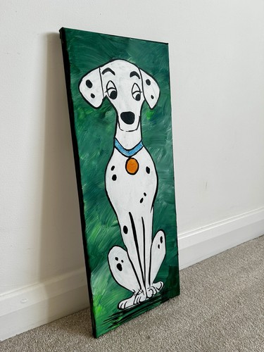 Original dalmatian dog acrylic - original,