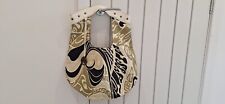 Miss Sixty Shoulder Handbag Large Cream/Neutrals/Black Excellent Condition Used