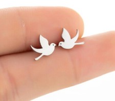 Flying Bird - Stud Earrings -