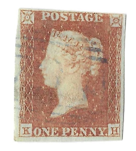 Sg8 penny red - penny, 1844