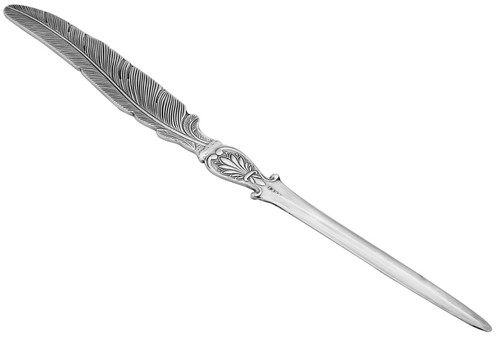 Feather design letter opener - feather,
