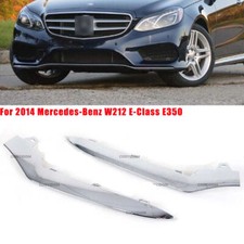 2x Front Bumper Chrome Trim Molding For 2014 Mercedes-Benz W212 E-Class E350 L+R