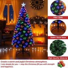 Pre lit fiber optic christmas - lit,