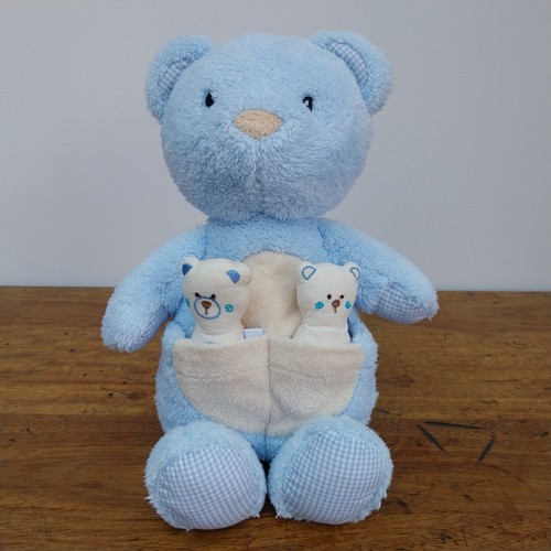 Aurora baby teddy bear blue - baby,