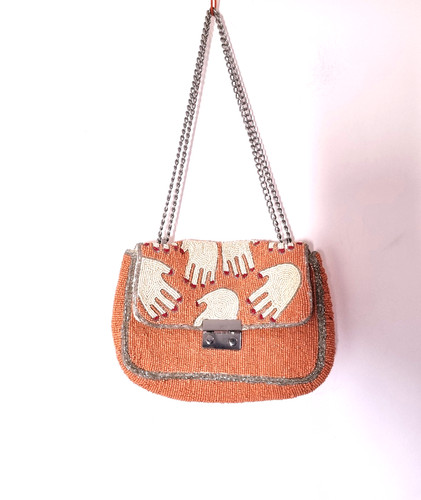 Zara bag beaded embellished - zara,