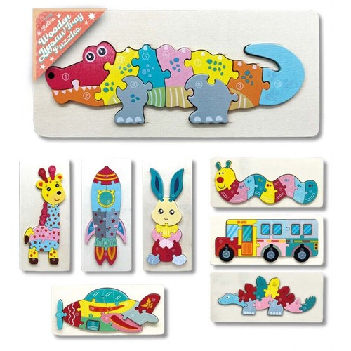 144 wooden jigsaw tray - jigsaw,