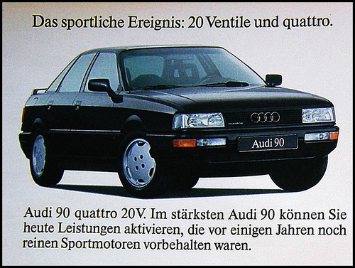 Audi quattro 20v original - audi, 90
