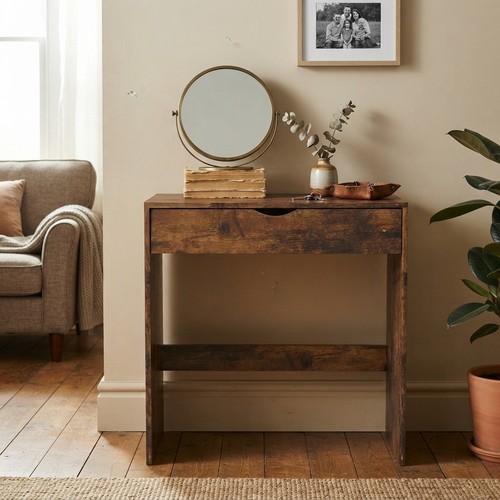 Compact wooden computer desk - compact,