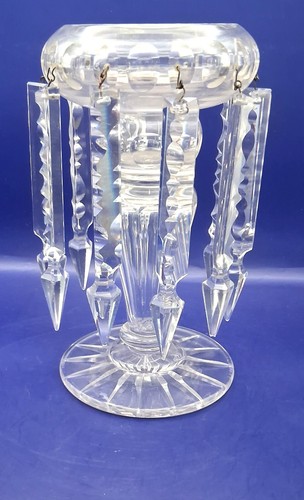 Victorian clear glass - clear, vase